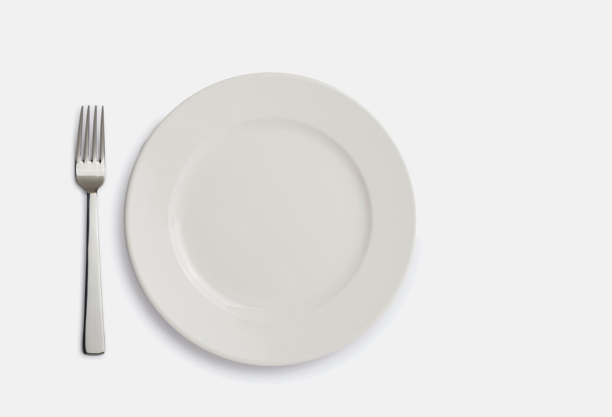 plate and fork